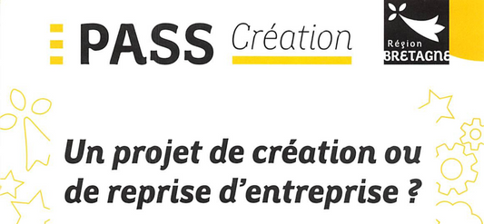 flyer pass création bretagne , PASS Création
Région BRETAGNE
Un projet de création ou de reprise d'entreprise ?
Bénéficiez d'un accompagnement personnalisé, financé par la Région Bretagne pour concrétiser votre projet et développer votre activité.