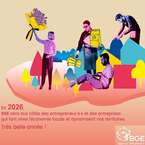 Carte de bonne année gratuite - BGE Bretagne