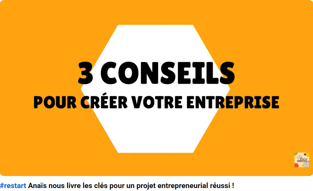 Votre PASS Création 2026 ? Rencontrez la BGE durant la semaine reStart par France Travail ;)